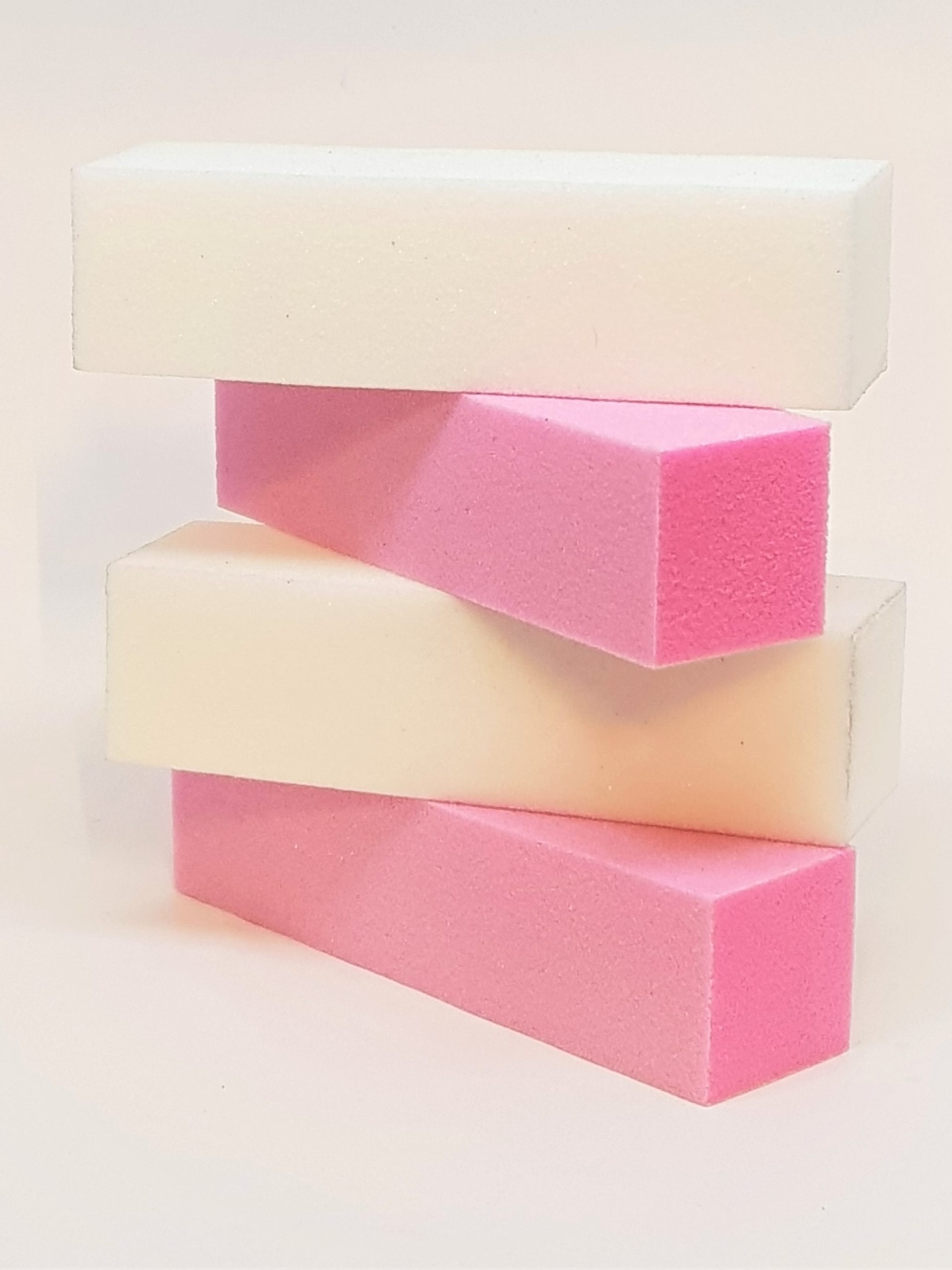 White & Pink Sanding Blocks