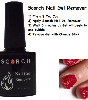 Nail Gel Remover Bottle - Instructions
